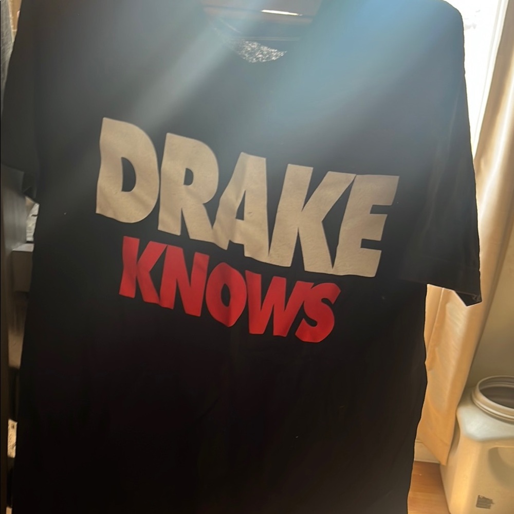 Black T-Shirt with Bold Text